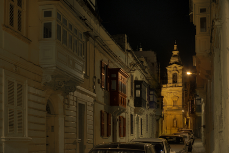 Мальта ночью